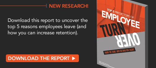 New Research! Top 5 Predictors of Employee Turnover