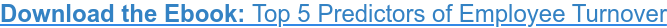 Download the Ebook: Top 5 Predictors of Employee Turnover