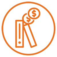 Books and money icon