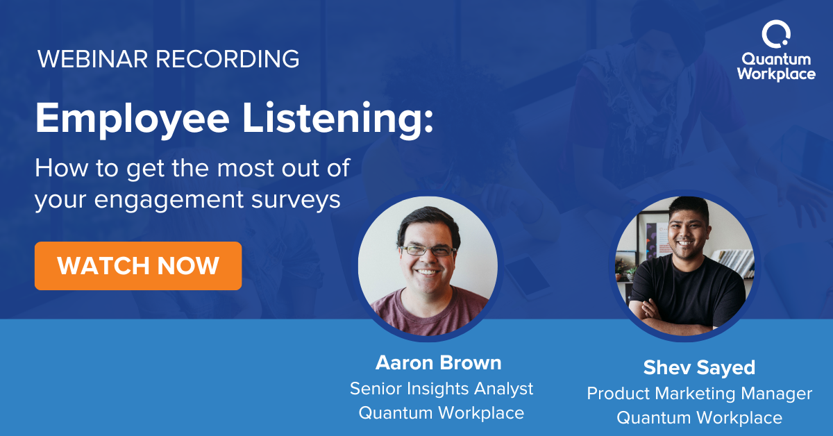 employee listening webinar